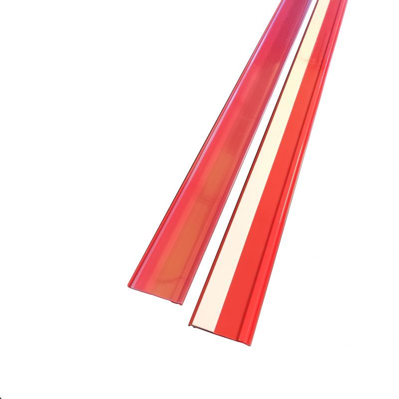 Držač etiketa crvena samoljepljiva 1200×50 mm Cijena